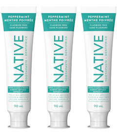 Native Fluoride Free Toothpaste Peppermint