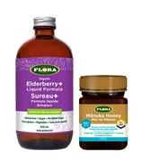 Pack de soutien immunitaire Flora Elderberry & Honey 