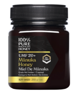100 % pur miel de Nouvelle-Zélande, Manuka naturel, certifié UMF 20+.