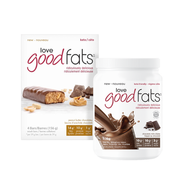 Buy Love Good Fats Chocolate Shake + Peanut Butter Chocolatey Snack Bar ...
