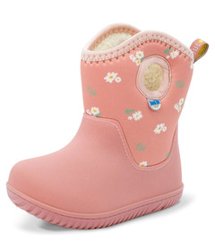 Jan & Jul Lite Waterproof Boots Apricot Flower