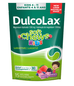 Dulcolax Kids Laxative Soft Chews Wild Berry