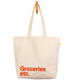 Fluf Tote Groceries Natural Poppy