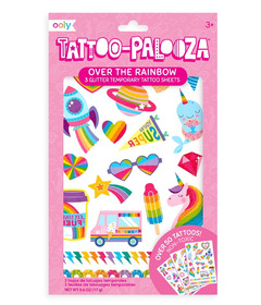 OOLY Tattoo Palooza Temporary Tattoos Over The Rainbow