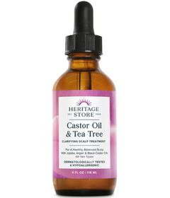 Heritage Store Castor Oil & Tea Tree Clarifying Scalp Treatment