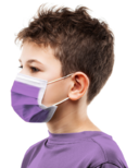 CANADAMASQ Disposable Procedure Pediatric Face Mask Pediatric Lavender