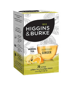 Higgins & Burke Herbal Tea Sunkissed Ginger