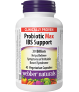 Webber Naturals Probiotic Max IBS Support 30 Billion