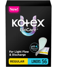 U by KOTEX Bio-Care Absorbent Regular Length Folded & Wrapped