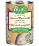 Soupe condensée crème de champignons biologique Pacific Foods