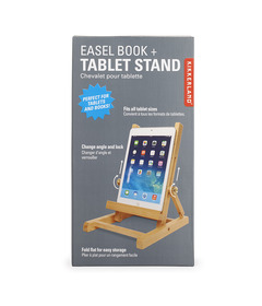 Kikkerland Easel Book + Tablet Stand