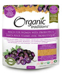 Organic Traditions maca pour femmes avec probiotiques