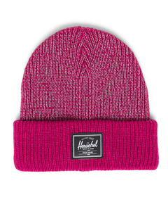 Herschel Supply Elmer Reflective Ribbed Beanie Dragonfruit