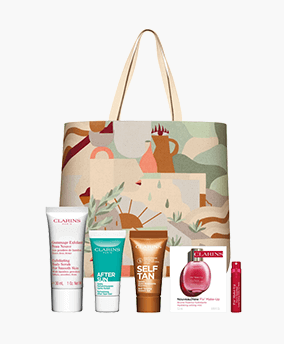 Spend $65+ on Clarins to receive a FREE Sun Care Gift Set.