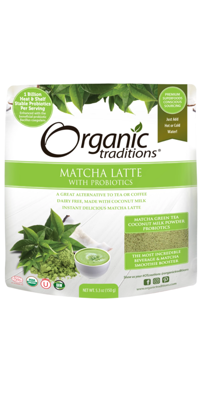 Buy Organic Traditions Matcha Latte with Probiotics at Well.ca | Free ...