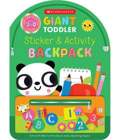 Scholastic Giant Toddler Sticker + Activity Backpack