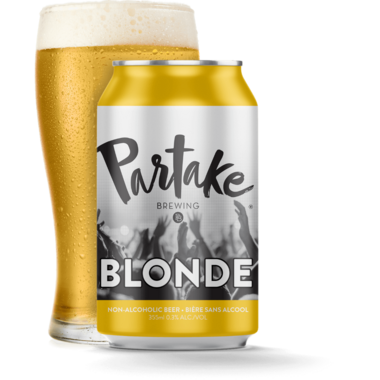 Partake Brewing Blonde Nonalcoholic Craft Beer Partake Brewing Blonde Nonalcoholic Craft Beer