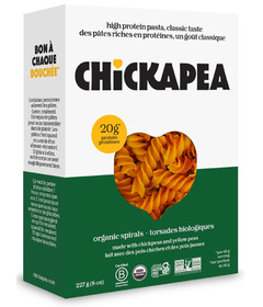 Chickapea Organic Chickpea Spiral Pasta