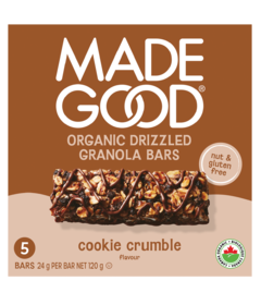 MadeGood Organic Drizzled Granola Bar Cookie Crumble