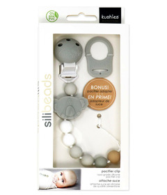 Kushies Silicone Pacifier Clip Koala