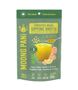 Moong Pani Sprouted Mung Sipping Broth Ginger Lemon and Turmeric 