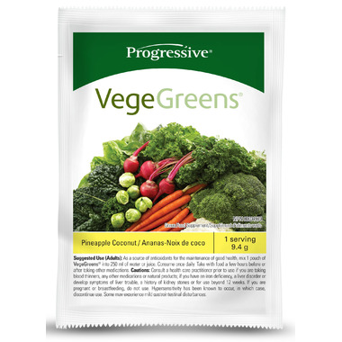 Progressive VegeGreens Green Food Supplement Sample Progressive VegeGreens Green Food Supplement Sample