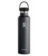 Hydro Flask Bouteille à Goulot Standard avec Couvercle Flex Régulier Noir