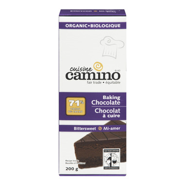Cuisine Camino Organic Bittersweet Baking Chocolate Cuisine Camino Organic Bittersweet Baking Chocolate