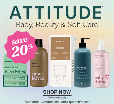 Save 20% on ATTITUDE Baby, Beauty & Self-Care
