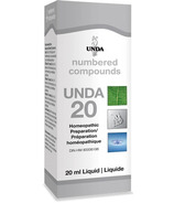 UNDA Numbered Compounds UNDA 20 Homeopathic Preparation 