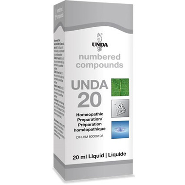 UNDA Numbered Compounds UNDA 20 Homeopathic Preparation UNDA Numbered Compounds UNDA 20 Homeopathic Preparation