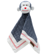 Juddlies Cottage Collection Organic Lovey Monkey Lake Blue