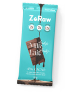 Barre de chocolat au lait ZoRaw avec des protéines