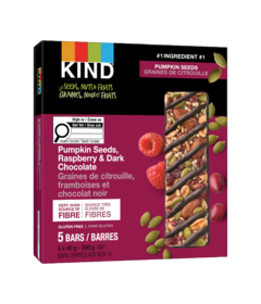 KIND Seeds, Nuts & Fruits Bar Pumpkin Seeds Raspberry & Dark Chocolate