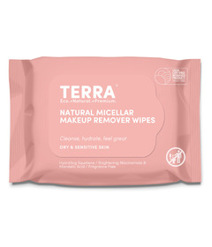 TERRA Natural Micellar Make Up Remover Wipes Sensitive Skin