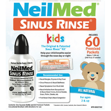 Sinus Rinse Pediatric Kit with 60 Packets