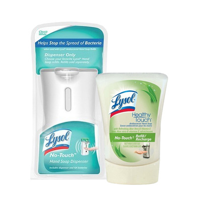 Lysol Healthy Touch No-Touch Antibacterial Hand Soap Refill - Buy a Lysol Refill & Get a Free Soap Pump