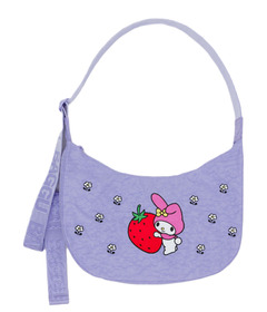 BAGGU Medium Nylon Crescent Bag Embroidered My Melody
