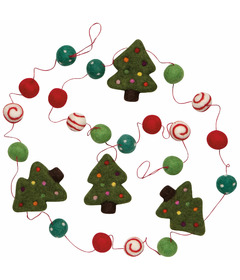 Guirlande en feutre pour sapin de Noël Jubilee By Danica