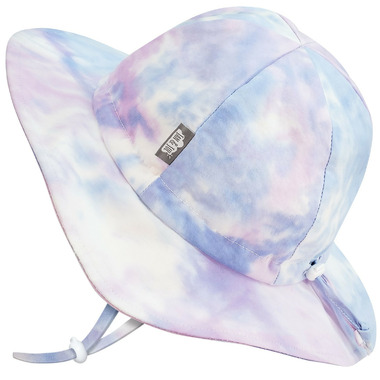 Jan \u0026 Jul Cotton Floppy Baby Hat Cotton Candy Tie Dye made with 100% Cotton | Small