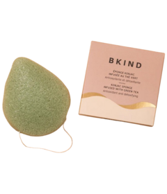 BKIND Éponge konjac infusée au thé vert