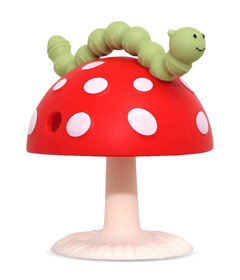 Anneau de dentition en silicone RaZbaby Chompy Mushroom