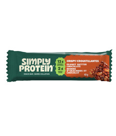 Simply Protein Plant Based Protein Bars Peanut Butter Chocolate
