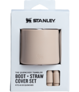 Stanley The Quencher Tumbler Boot + Straw Cover Sand