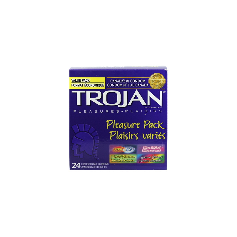 Buy Trojan Pleasure Pack Lubricated Condoms at Well.ca | Free Shipping $35+  in Canada