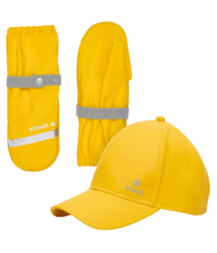 Kombi Children Rain Cap & Mitt Bumblebee Bundle 