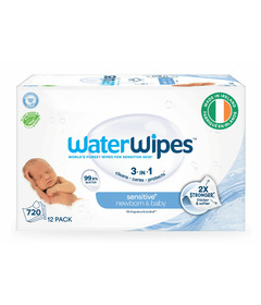 WaterWipes Sensitive Newborn & Baby Wipes Unscented & Hypoallergenic