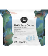 Buy L. Chlorine Free Ultra Thin Pads Regular Absorbency Organic Cotton at