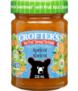 Confiture d'abricots biologiques Just Fruit Spread de Crofter's