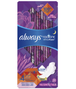 Always Radiant Overnight Sanitary Pads With Wings
